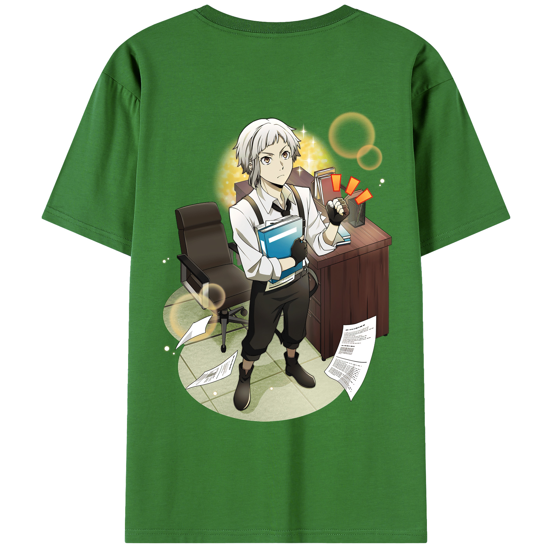 （画像用） 文豪ストレイドッグス Bungo Stray Dogs レディース半袖Tシャツ(バックプリント)